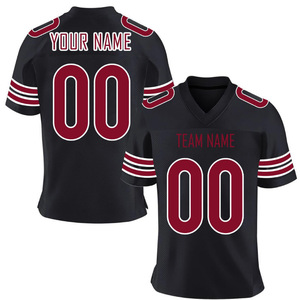 Maillot de football unisexe pour adulte, personnalisé, respirant, en maille, avec broderie 3D et impression sérigraphique, séchage rapide, pour l'entraînement sportif, vente en gros - Product Image 3