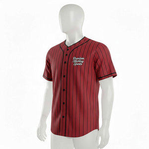 เสื้อเบสบอลแบบกำหนดเองสำหรับผู้ชาย ชุดกีฬาซอฟต์บอล ไซส์ใหญ่ แห้งเร็ว ทนทาน เสื้อเบสบอลแบบกำหนดเองสำหรับทีม - Product Image 3