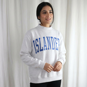 Sudadera Islander con Cuello Alto, Corte Regular, Tejido de Algodón, Unisex, Informal, para Otoño, con Estampado Frontal de Letras CLUSH SPORTS - Product Image 1