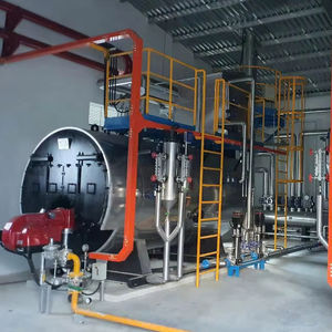 Caldera de vapor industrial a gasóleo y gas natural con PLC automático de alta eficiencia, hasta 15 toneladas - Product Image 1