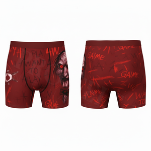 Hot Selling Sublimated Compression Shorts Fitness Athletic <b>Boxer</b> Briefs Gym Running Stretchy High Performance Custom Logo Shorts - Product Image 3