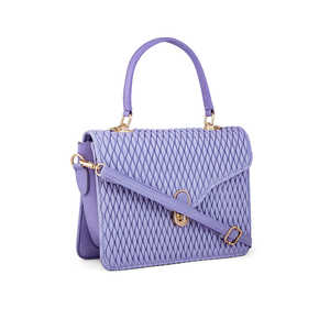 Sac à bandoulière décontracté violet pour femme P55661 - Product Image 2