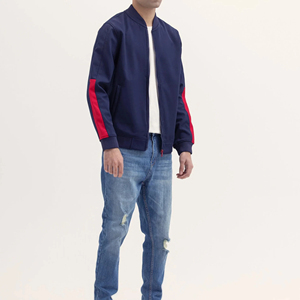 2025 <b>Waterproof</b> <b>Long</b> Sleeve Men Bomber <b>Jacket</b> High Quality Low MOQ Customized Logo Printed Men Bomber <b>Jacket</b> - Product Image 2