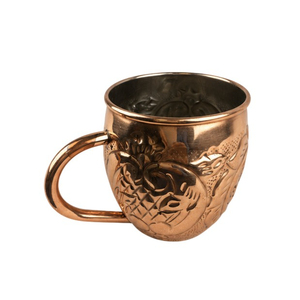 Vente en gros de mugs en cuivre martelé faits à la main pour Moscow Mule, tasses à boire solides pour cocktails, fêtes et coffrets cadeaux de bar haut de gamme - Product Image 4