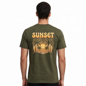 Camiseta Estampada para Hombre, Manga Corta, Cuello Redondo, Corte Regular, 100% Algodón, Diseño Personalizado, Transpirable, Ecológica, de BD - Product Image 3