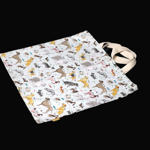 100% OEM Quick Dry Shopping Cotton Tote <b>Bags</b> Eye Catching Printed Design Export Quality From India.. - Product Image 2