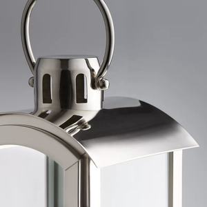 Porte-bougie moderne en acier inoxydable de haute qualité, en verre, fait main, découpé, design lanterne élégant, décoration pour la maison, mariage, Noël - Product Image 3