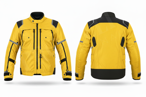 Veste de moto en polyester respirant de qualité supérieure avec bandes réfléchissantes, imperméable et durable, équipement de conduite en plein air - Product Image 6