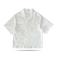 Chemise décontractée d'été pour homme, coupe oversize, manches courtes, en nylon léger à séchage rapide, imprimée sur mesure, style streetwear, approvisionnement en gros OEM