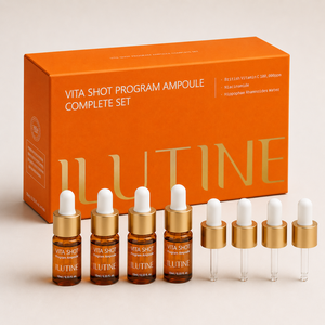 ILUTINE Vita Shot Program Ampoule Set Completo 7ml X 4 Suero Facial Blanqueador Ácido Hialurónico Vitamina C Niacinamida Hidratante - Product Image 1