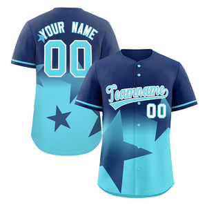 Camiseta Deportiva Clásica Estilo Jersey de Béisbol con Botones, Uniforme de Equipo, Ropa Deportiva Duradera de Alta Calidad, Jersey de Béisbol con Logotipo Personalizado - Product Image 1