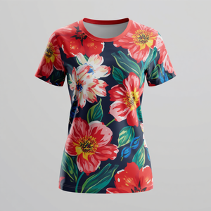 Ensemble de t-shirts pour femmes, tenue décontractée confortable assortie avec personnalisation OEM ODM - Product Image 1