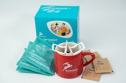 Café vietnamien-Mélange arabica et robusta Café à sachet filtre goutte à goutte à une portion avec de nouvelles images d'identité - Product Image 4