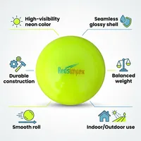 Ballon de hockey personnalisé sans fossettes en PVC durable – Ballon d'entraînement et de pratique à surface lisse pour joueurs