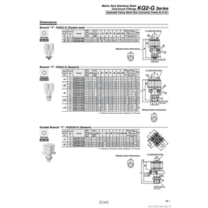 SMC Pneumatics Raccords One-Touch KQ2U04-M5G pour pièces pneumatiques - Product Image 4