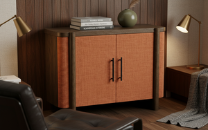 Buffet moderne à 2 portes pour salon, meuble de rangement minimaliste moderne à 2 portes, armoire à 2 portes - Product Image 6