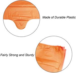 Bolsa de compras de plástico PE HDPE resistente personalizada, logotipo OEM de calidad de supermercado para embalaje de superficie industrial, camisetas de transporte - Product Image 5