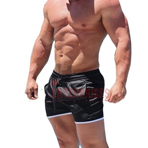 Pantalones cortos de fitness personalizados profesionales Pantalones cortos de fitness de secado rápido de malla de talla grande Pantalones cortos de fitness de alta calidad al por mayor - Product Image 1