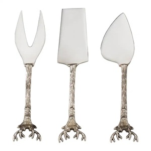 Increíble Juego de Cuchillos para Queso Dorados para el Hogar y las Cocinas, Herramientas de Corte de Queso de Metal Fundido al por Mayor para Hoteles y Restaurantes - Product Image 6