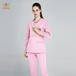 Conjunto de Uniforme Médico Barato para Enfermeras y Esteticistas: Blusa y Pantalón para Mujer y Hombre, Traje de Trabajo para Doctoras - Product Image 6