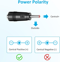 Adaptateur d'alimentation universel AC/DC 45W 5V-15V Max 3A avec 10 prises DC pour appareils électroniques domestiques, bande LED, routeur, lecteur vidéo