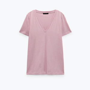 Camiseta de Corte Regular, Estilo Casual Moderno para el Día a Día, Cómoda, de Manga Corta, Estilo Urbano, a la Moda, Relajada, 2026 OEM - Product Image 5