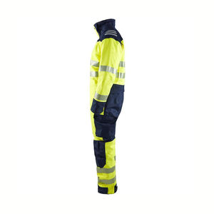 Combinaison de travail haute visibilité pour hommes, polyester, uniforme de sécurité réfléchissant pour usage industriel - Product Image 5