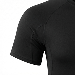 T-shirts blancs unis pour hommes, 100% coton, jersey décontracté, manches courtes, col rond, tailles S à 5XL, design personnalisé, logo OEM - Product Image 3