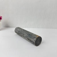 Matériel artisanal en corne de buffle polie, écologique et fait main, en forme de cylindre, pour poignées de couteau, tampons et bijoux