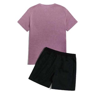 Men Casual <b>T</b>-<b>Shirt</b> Sets Short Sleeve Solid Color Wholesale OEM Men Fashionable <b>T</b>-<b>Shirt</b> Sets With Pocket In Good Price - Product Image 5