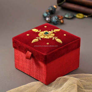Customized Cardboard Luxury Butterfly Jewelry Box Magnetic Snap Closure Wedding Bridal Gift <b>Ring</b> <b>Storage</b> Organizer Case ARTISTRY - Product Image 6