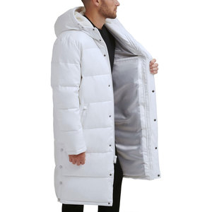 OEM ODM Long Padded Puffer Long Coats Unisex Heavy <b>Warm</b> Winter Outerwear Custom Manufacturer Wholesale Supplier Unisex Coat - Product Image 4