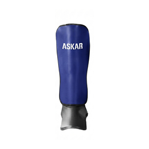 อุปกรณ์ป้องกันหน้าแข้งสำหรับชกมวย Askar สีน้ำเงิน ทำจาก PU สำหรับทุกเพศ ทนทานต่อการสึกหรอ เหมาะสำหรับการฝึกซ้อม - Product Image 2
