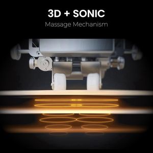 Sillón de Masaje Plegable Moderno de Gravedad Cero para Todo el Cuerpo con Reclinación, Calefacción, Bluetooth, Shiatsu y Control por Voz Inteligente - Product Image 6