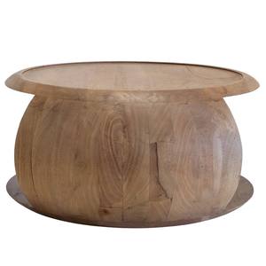 Mesa de Centro Artesanal con Tablero de Mármol Blanco Natural y Construcción Extensible de Madera de Mango de Alta Calidad - Product Image 3