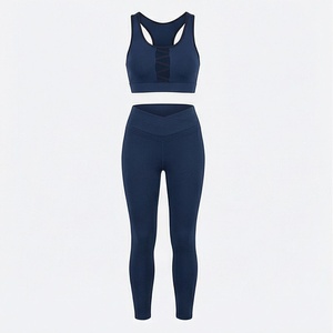 Vêtements de fitness pour femme, ensemble de yoga sans couture, vêtements de sport, tenue de sport, service OEM personnalisé, tenue de sport pour l'entraînement et l'exercice - Product Image 1