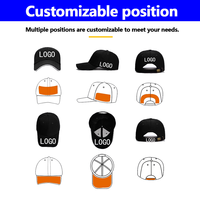 Gorras de Béisbol, Gorras Deportivas de Algodón con Logotipo Personalizado, Gorras de Béisbol Promocionales para Publicidad Empresarial, Logotipo Bordado Personalizado
