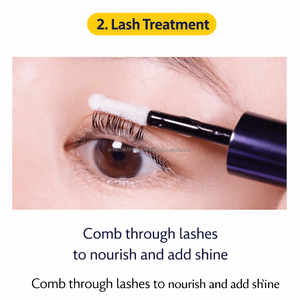 Sérum Ampoule Cosmétique pour la Croissance des Cils, Effet Lueur Lactée, Marque Privée Personnalisable - Product Image 3