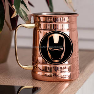 Tasse en cuivre pur de qualité supérieure Style moderne Boissons Matériau en acier inoxydable Faible - Product Image 1