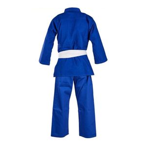 Tenue de Judo Arts Martiaux Personnalisée avec Logo Brodé – Ensemble Veste et Pantalon Kimono Blanc 100% Coton Séchage Rapide Respirant Unisexe Adulte - Product Image 4