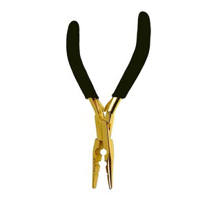 Pince à extensions capillaires professionnelle avec poignée en caoutchouc confortable, outil d'application durable et antidérapant pour tissage de cheveux - Product Image 6