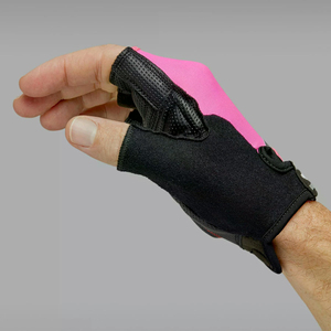 Gants de cyclisme demi-doigts en PU respirant, design à panneaux, unisexe, universels, toutes saisons, pour la course - Product Image 2
