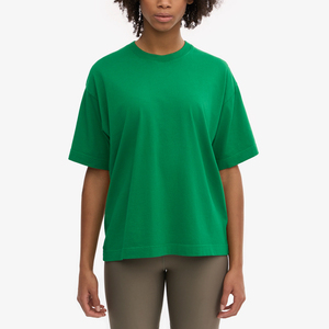 Camisetas de Verano de Alta Calidad para Mujer, Holgadas, de Manga Corta, 100% Algodón, de Secado Rápido, Transpirables, MOQ Bajo de 2 Piezas - Product Image 1