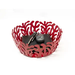 Nouveau bol en métal fait main tendance avec surface martelée artisanale pour centre de table de luxe, plaqué et sûr - Product Image 2