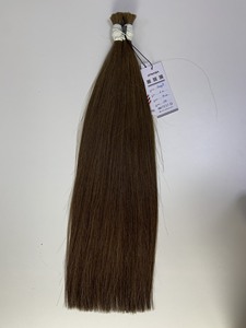 Precio al por mayor Extensiones de cabello a granel Cabello virgen Double Drown 100 gramos Todos los colores 22 pulgadas - Product Image 5