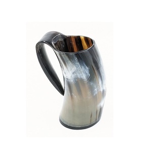 Tazas de Cuerno de Búfalo Real Estilo Vikingo, Taza de Cerveza de Lujo, Apta para Lavavajillas, Jarra Decorativa de Cuerno Natural, Precio de Fábrica - Product Image 4