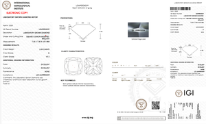Exquisitas Colecciones de Joyería Fina con Diamantes Cultivados en Laboratorio con Corte Cojín Certificados por IGI - Brillo Ecológico 100% Libre de Conflictos - Product Image 3