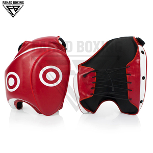Protector de Muslo para Boxeo, Color Rojo Sólido Premium, Alta Visibilidad, Equipo de Entrenamiento, Resistente, Personalizable, para Artes Marciales, 2026 - Product Image 2