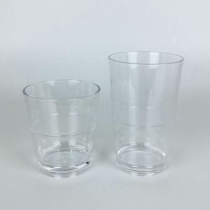 Vaso Alto de Plástico Transparente Irrompible de 16 oz, Estilo Vintage, para Hogar y Restaurante - Product Image 5