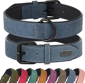 Collier pour chien en cuir véritable de qualité supérieure, sur mesure, vente en gros par le fabricant - Product Image 1